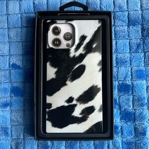 Monochrome Animal Print Phone Case